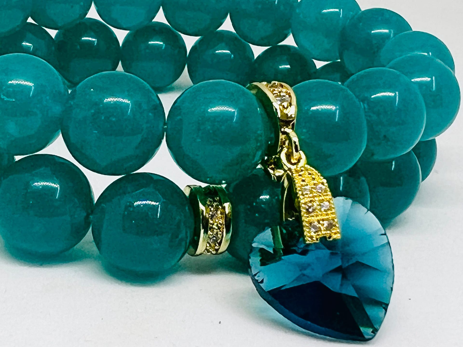 Сет браслетов из халцедона — изображение 3