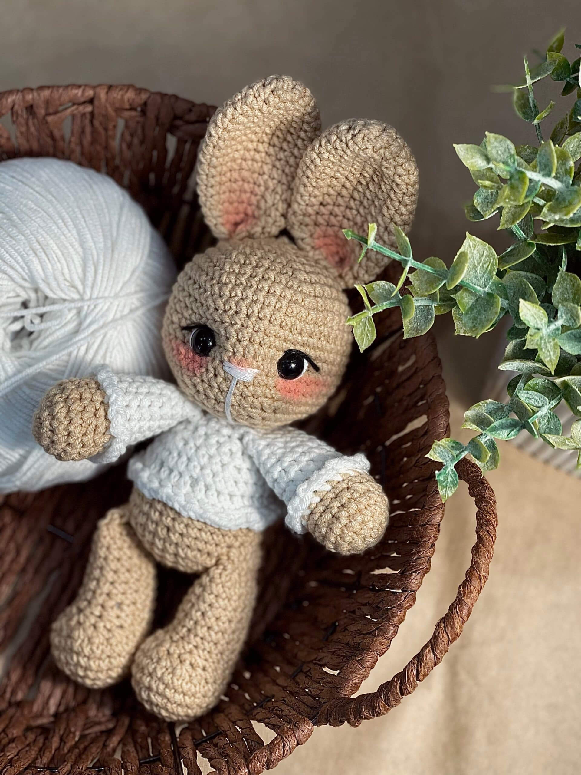 Зайка крючком ручная работа — изображение 2