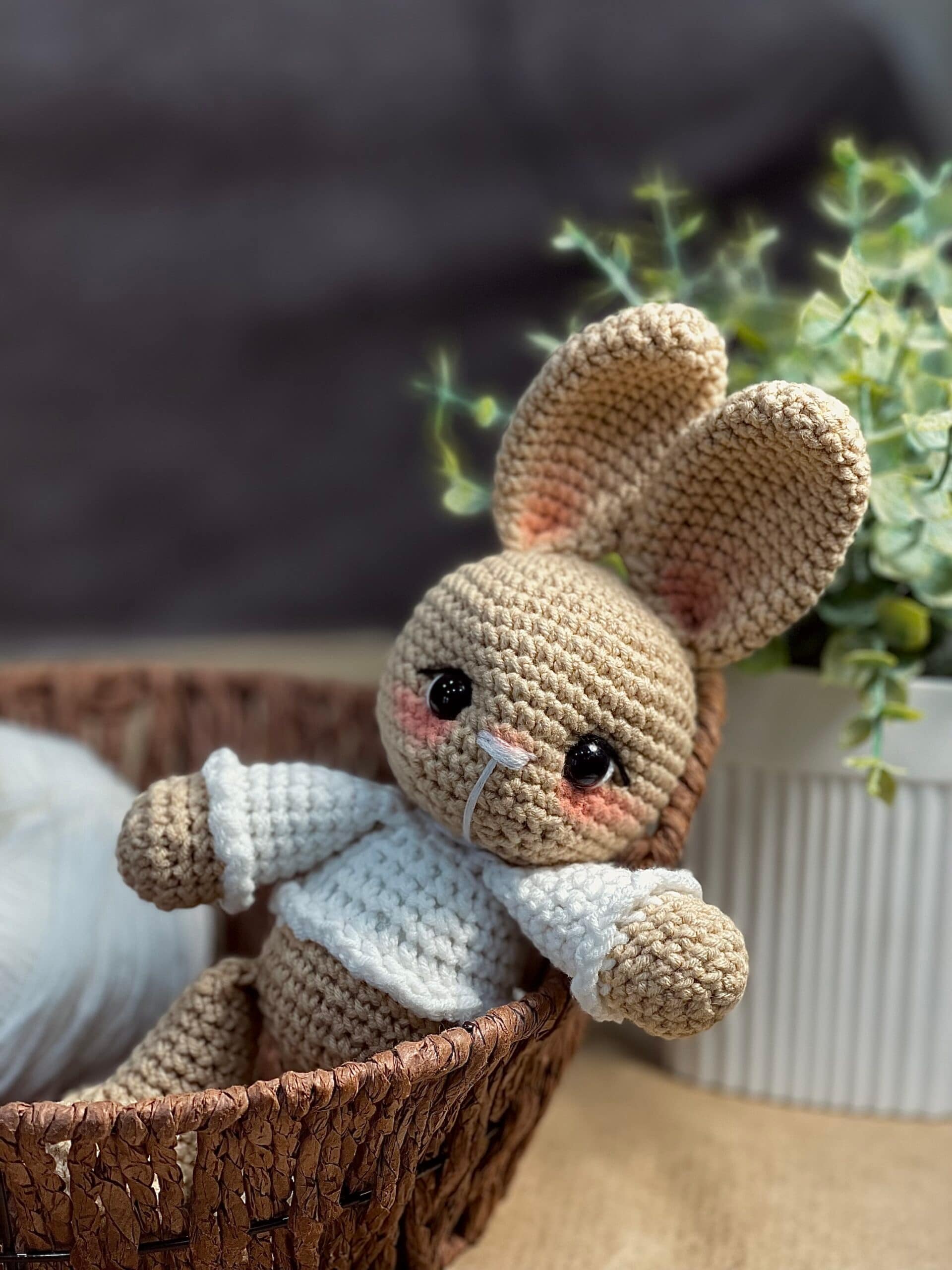 Зайка крючком ручная работа — изображение 3