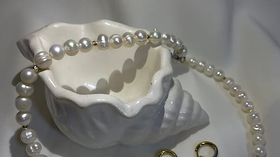 Комплект из жемчуга "Shell"