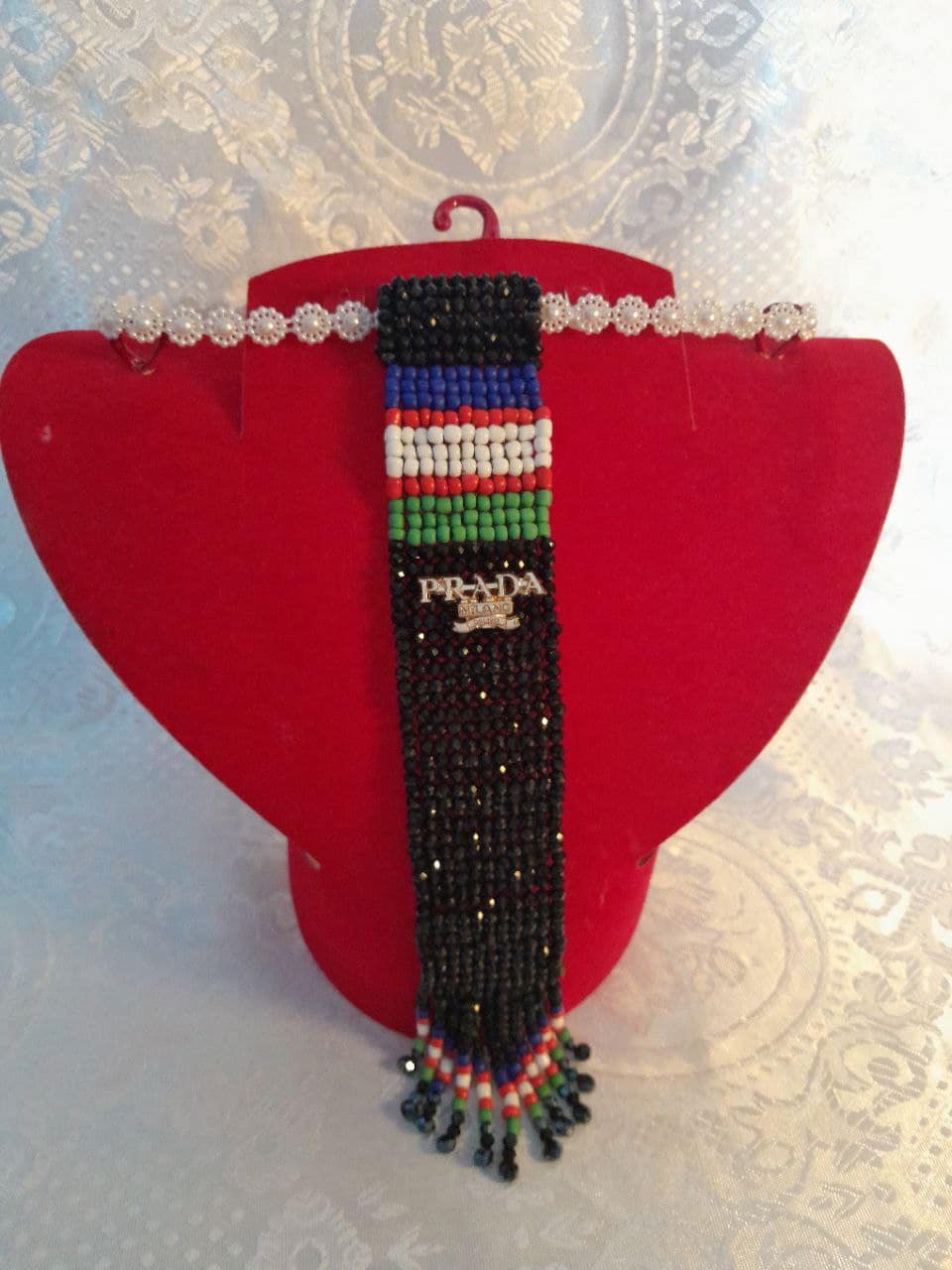 👔 Kristalli munchoqli galstuk