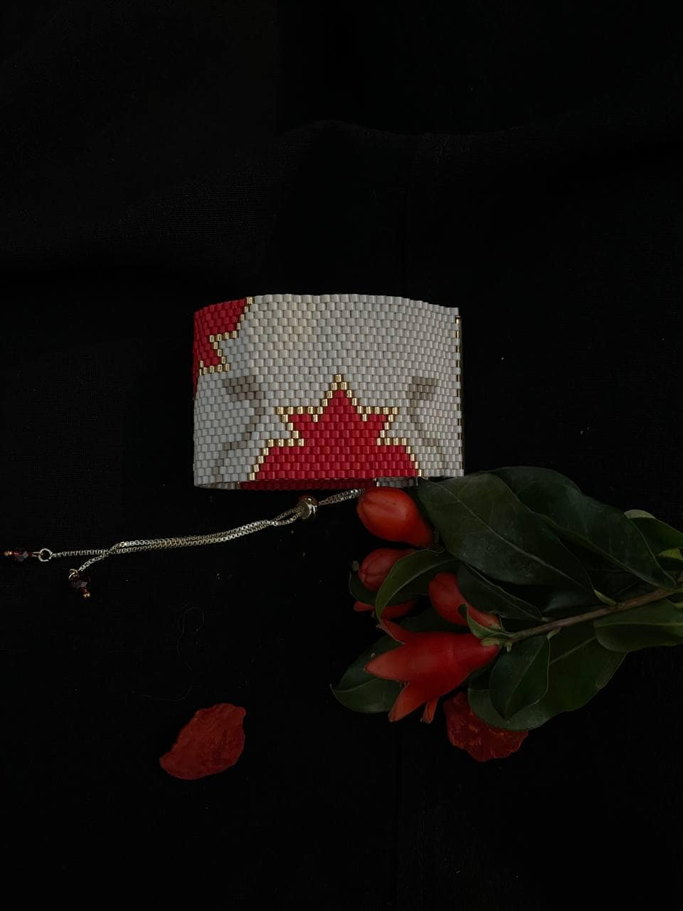 Браслет из бисера "Анор" — изображение 2